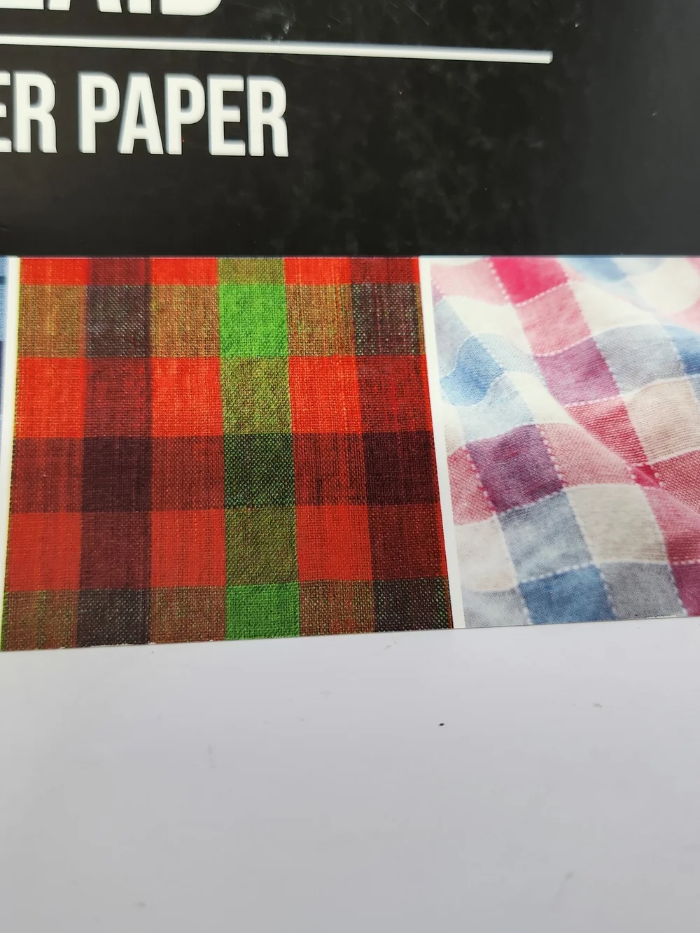 Mad for Plaid 12in x 12in Designer Paper - Red, Green, Black, White